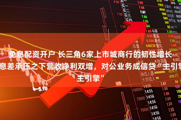 免息配资开户 长三角6家上市城商行的韧性增长：息差承压之下营收净利双增，对公业务成信贷“主引擎”